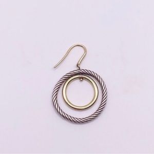 COPY - David Yurman Mobile Circle Two Tone Earring